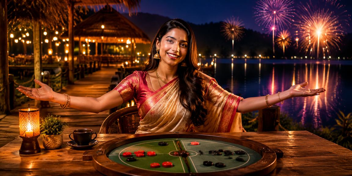 সিলেটের চা বাগানের পটভূমিতে একজন তরুণ লটারি পুরস্কার চেক করছেন